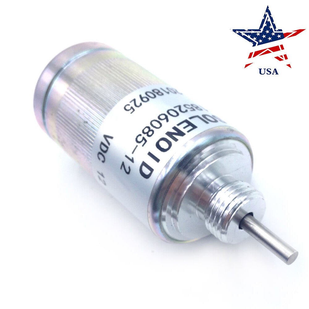 185206085 For Perkins 100series Engine Case Holland 12V Fuel Shutoff Solenoid