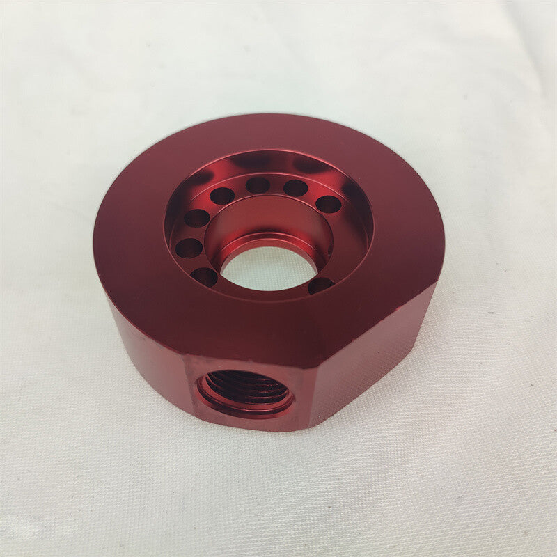 VTEC Head Conversion Kit for LS/B18/B20 Aluminum Adapter Plate Sandwich Set Red
