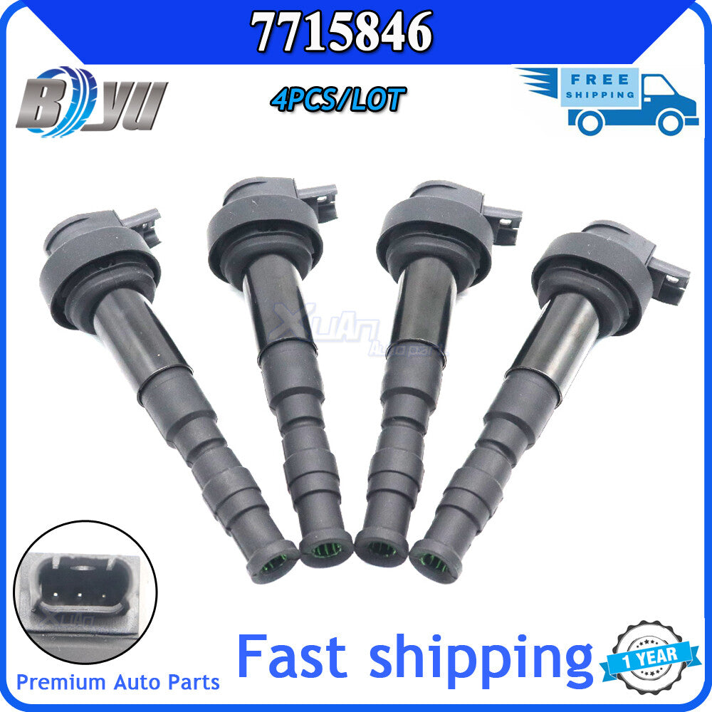 4-pack for K1300S, K1200R, F700GS, F800GT, F800R 7715846 ignition coil 12138523968- v