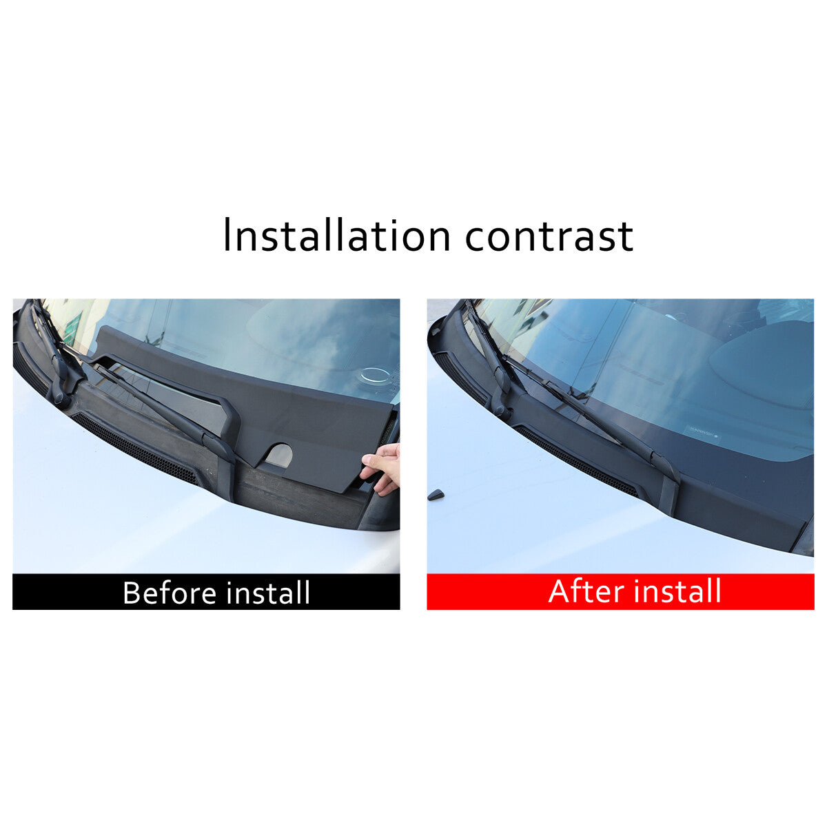 Glossy black dual taillight protector trim for Hummer H2 2003 - 2007 SUV Q