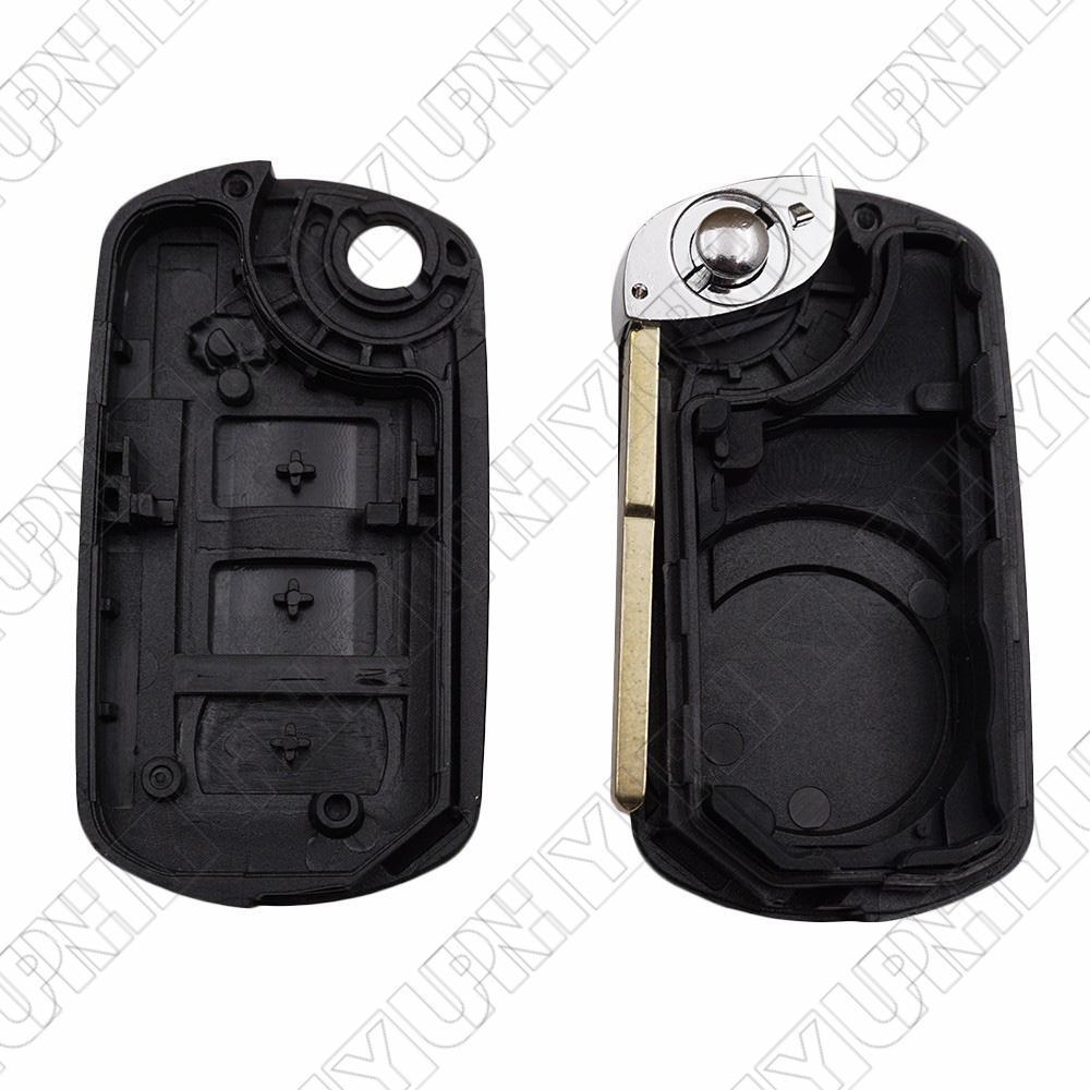 3 Buttons Key Shell Housing for Range Rover 2005-10 for Range Rover Sport 06-09 LR3 Q