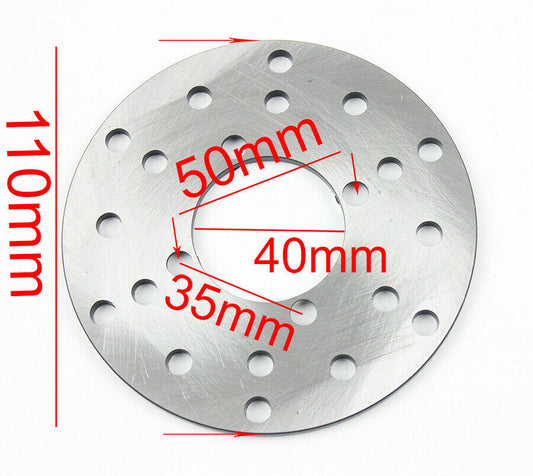 110MM Steel Front Disc Brake Rotor for 50CC-125CC ATV Quad Taotao NST Sunl