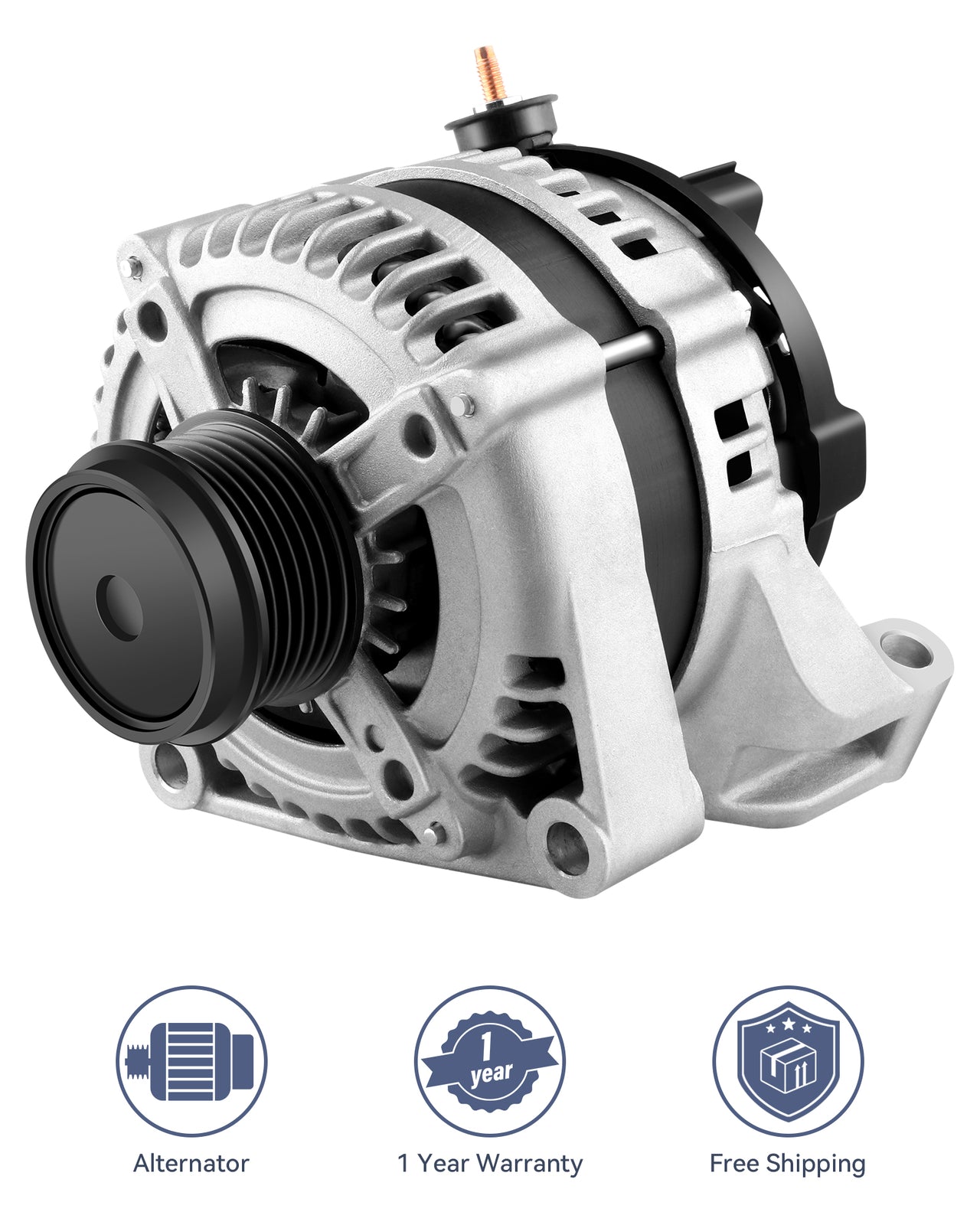 Fit for 2001-2007 for Chrysler Town  Country Silver Alternator 3.8L  3.3L AND0293