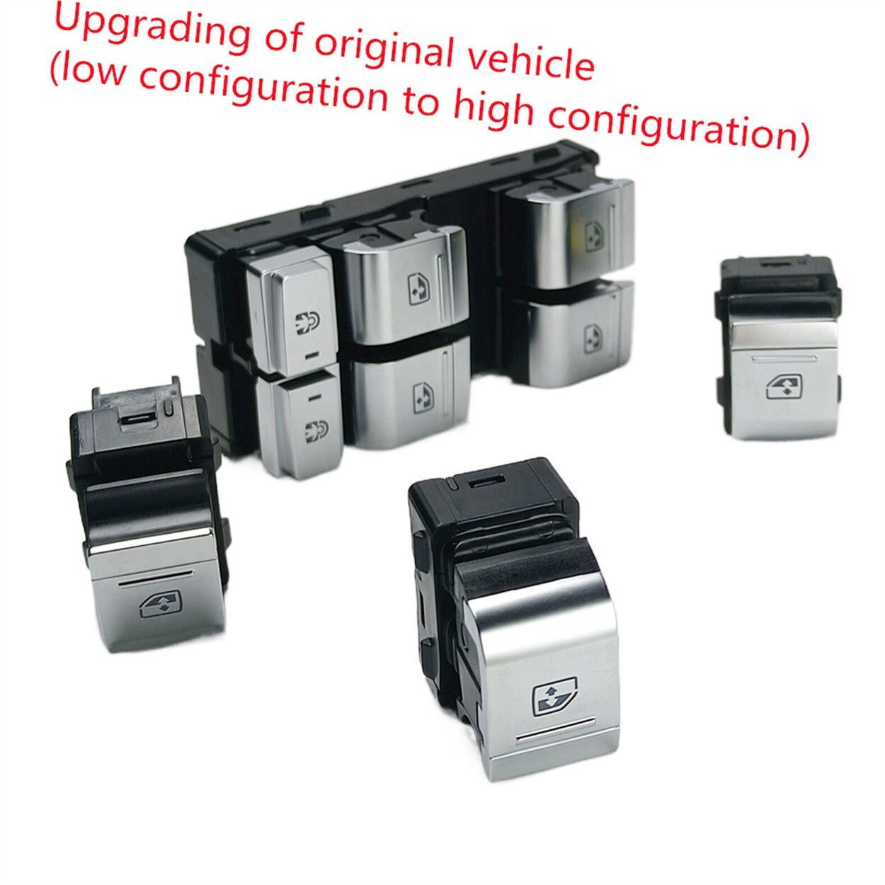 Upgrade Low To High Configuration Window Switch Special Kit for AUDI 4K0959851C
