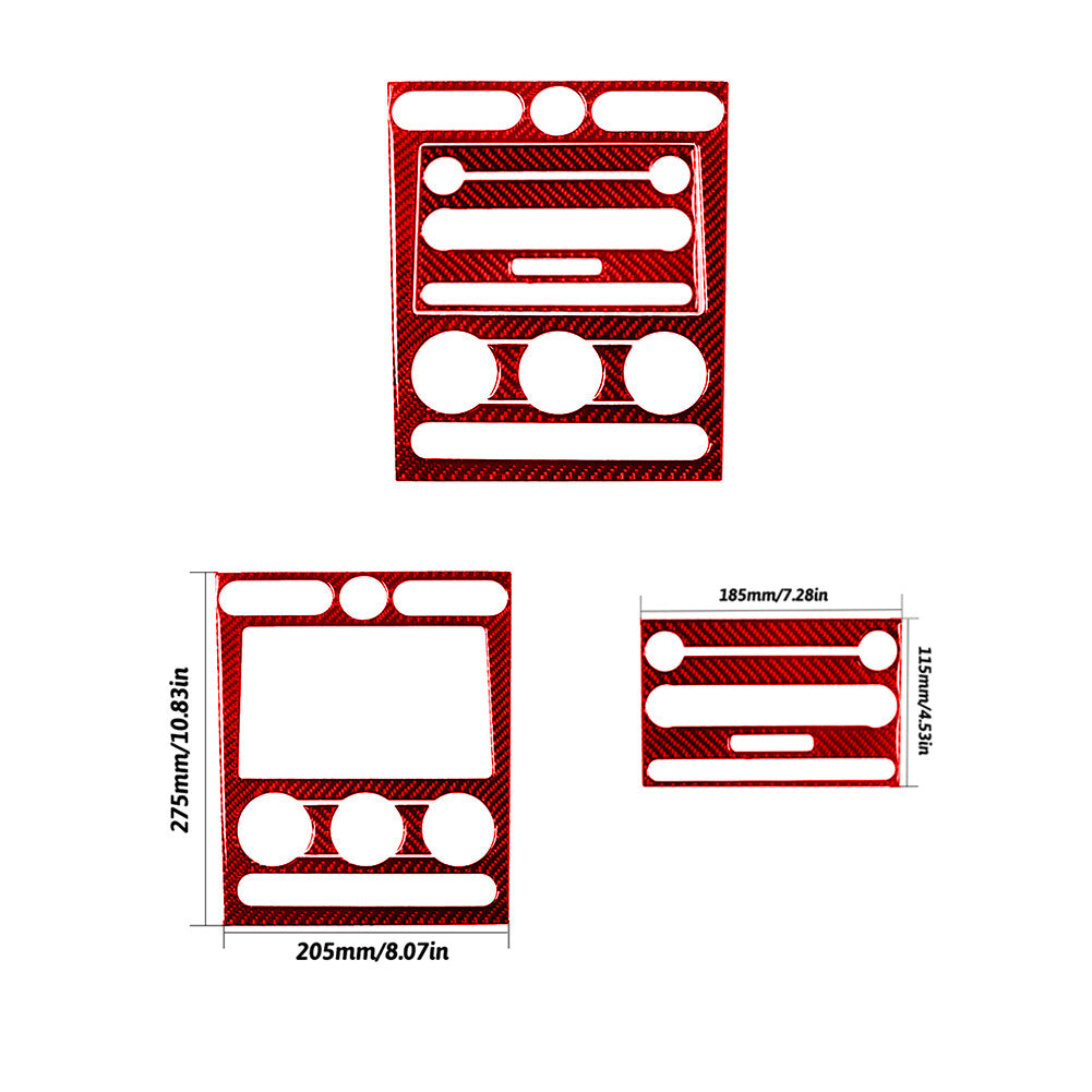 Red Central CD-Player Trim Cover For 1 Convertible E82/E88 2008-2013 v