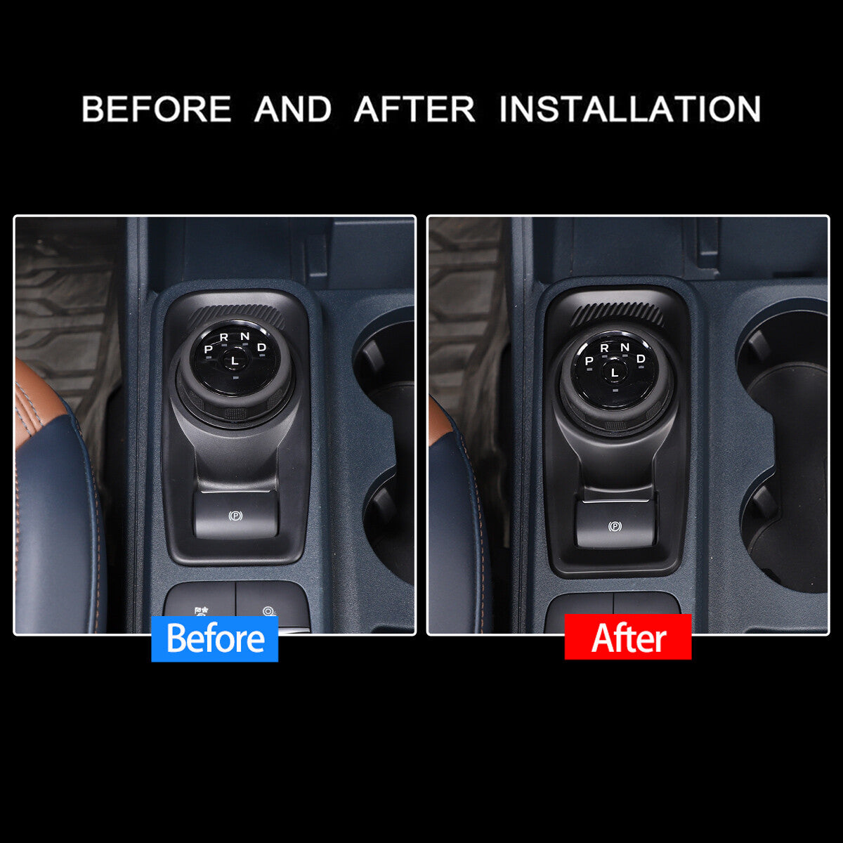 Carbon fiber center console gear shift plate cover decoration suitable for Hummer H3 05-09- v