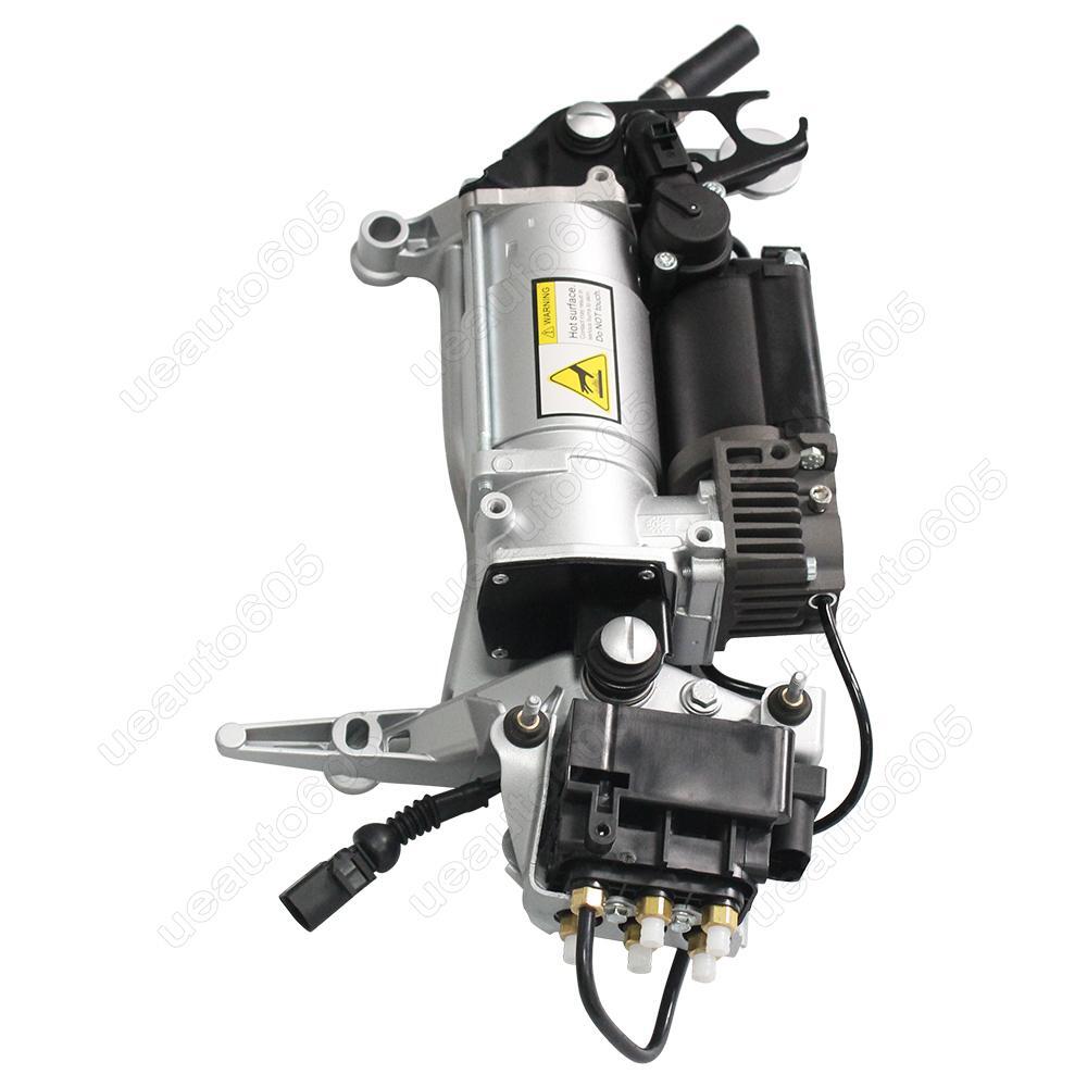 AIR SUSPENSION COMPRESSOR PUMP+VALVE BLOCK for AUDI Q7 2006-2015 4L0698007