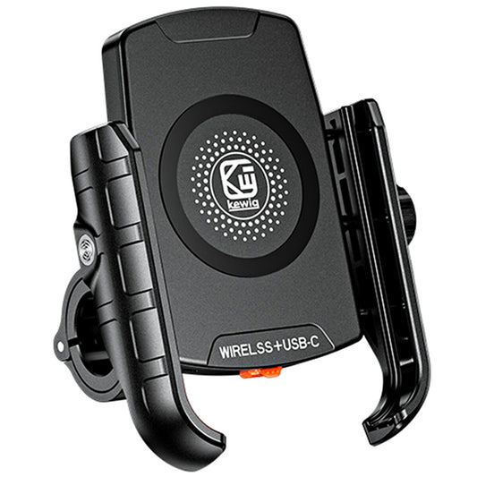 Motorcycle Wireless Phone for Charger Holder Fast Charging 12-24V Handlebar Mount Q
