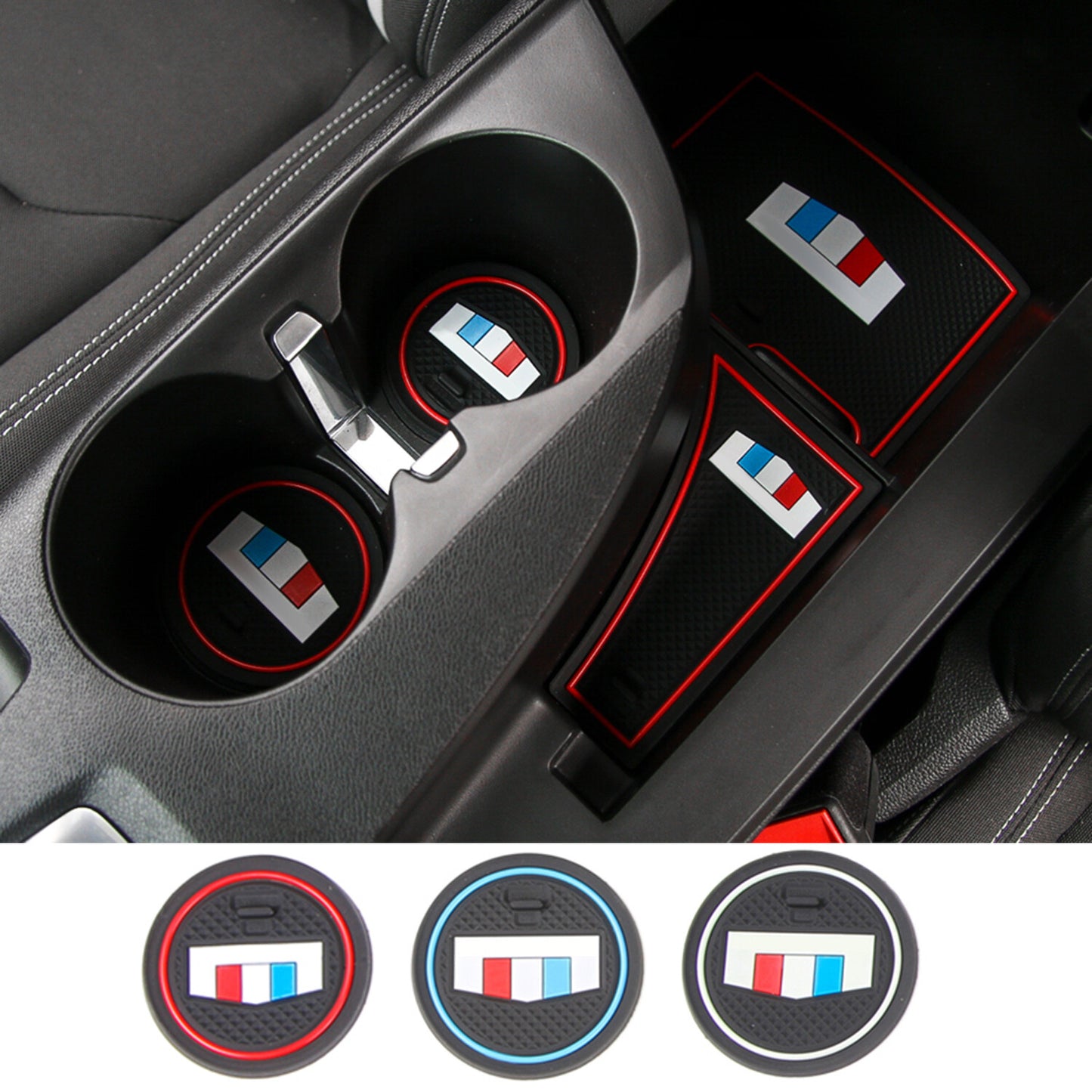 For Camaro 2017 2018 2019 2020 2021 2022 Accessories Gate Slot Cup Holder Mats