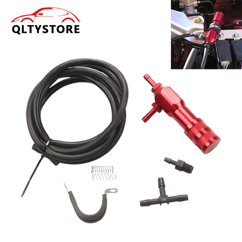 Red Adjustable Racing Turbo Boost 1-30 Psi Car Manual Boost Controller Kit