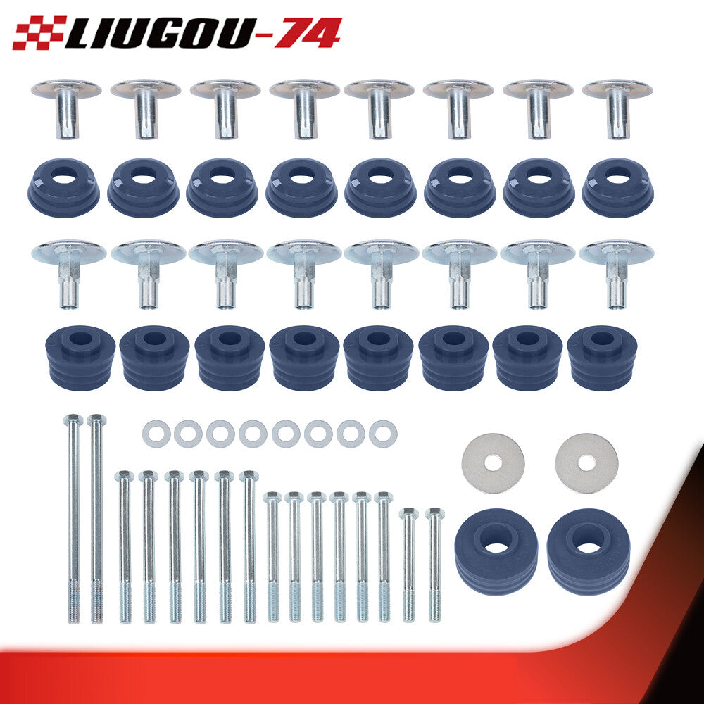 Suitable for 2008-2016  for ford  F250 F350 Super Duty 2/4WD body and cab mounting bushing kit. Q
