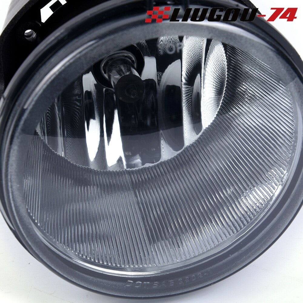Smoked Lens Fog Lights Fits 2005 - 2010 for Jeep Grand Cherokee Commander Durango - v