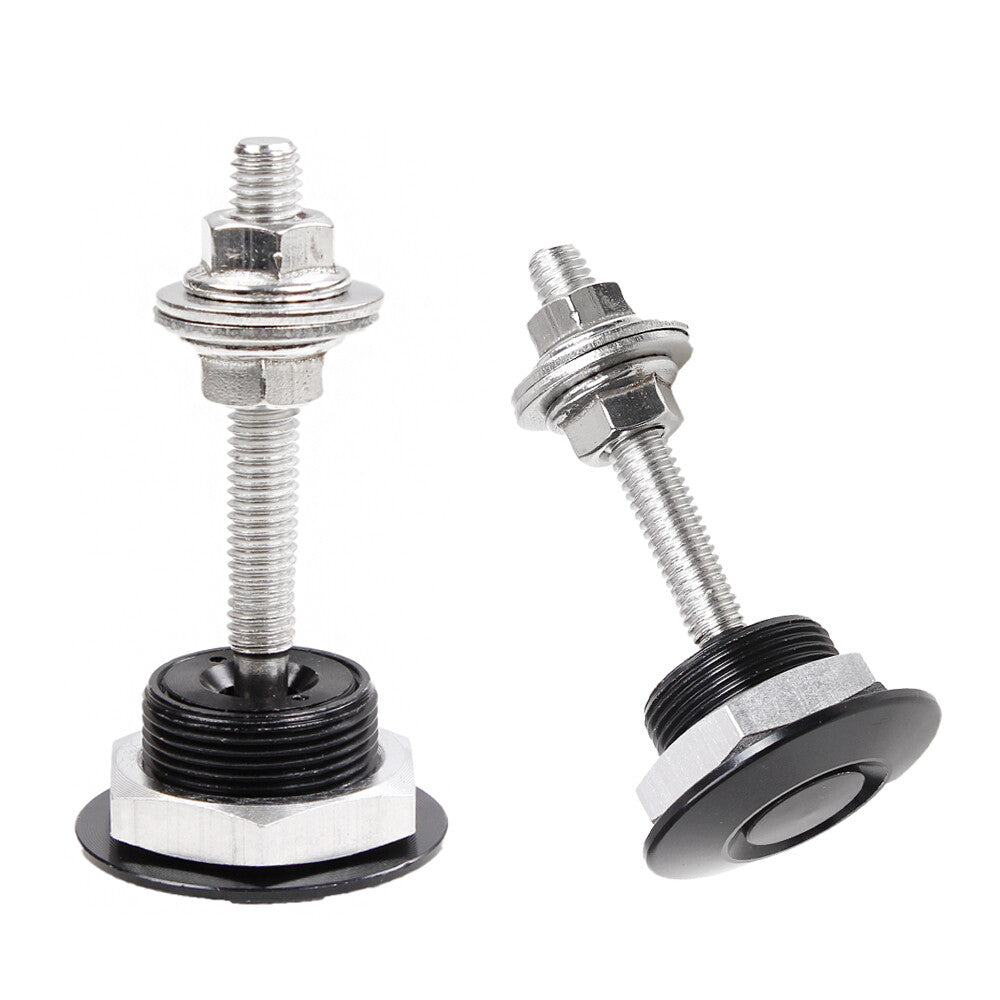 Push Button Quick Release Hood Bonnet Pins Lock Clip Car Bumper Latch Kit 2PCS