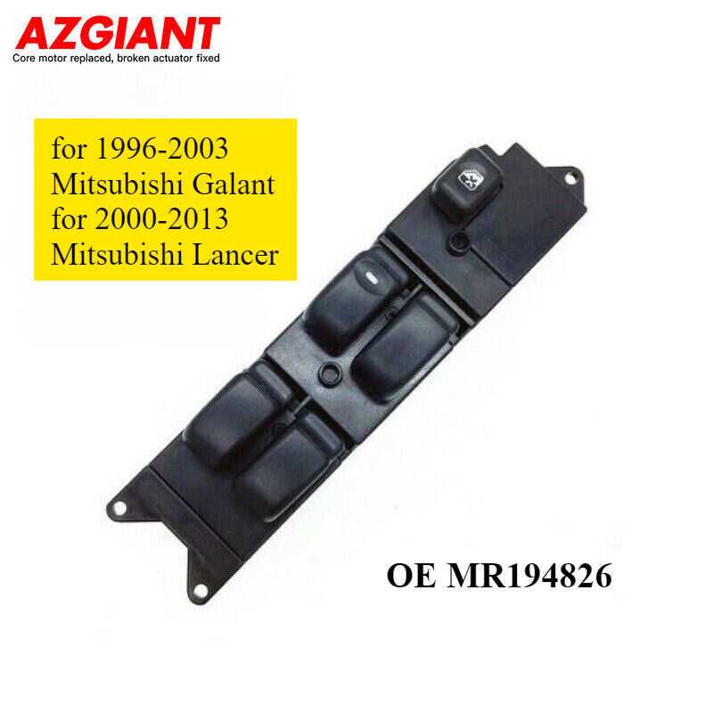 Front left drive side power window switch for Mitsubishi Galant/Lancer