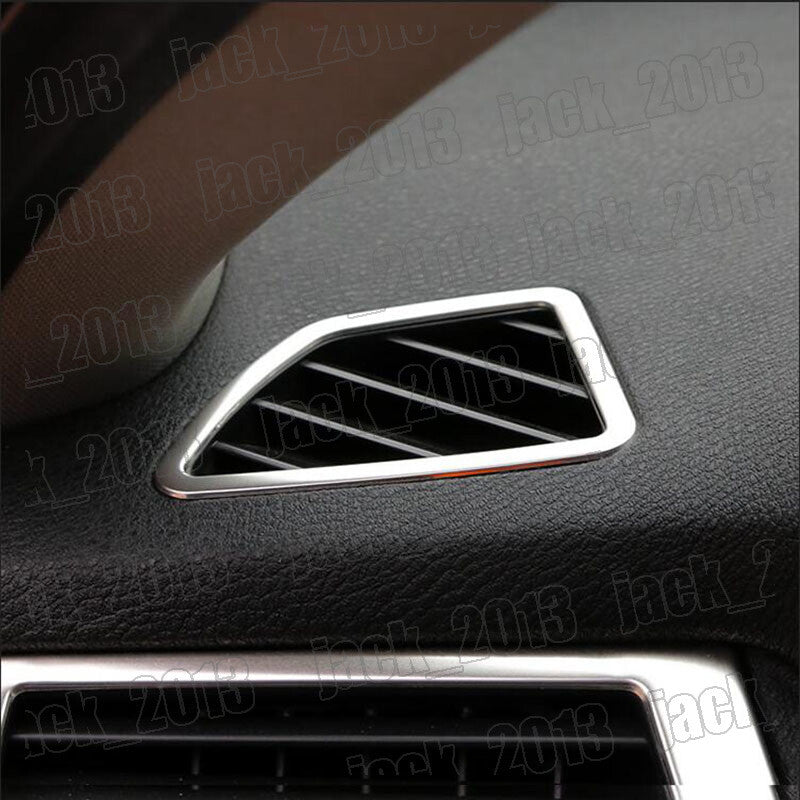 for BMW X5 E70 2007 - 2013 2pcs Steel Car Dashboard Upper Air Vent Cover Trim