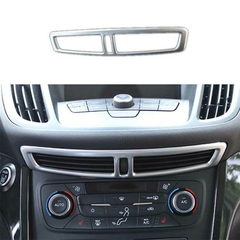 Silver Matte Rear Bumper Fog Light Cover Trim 2pc for Lexus RX350 450h 2016-2019 v