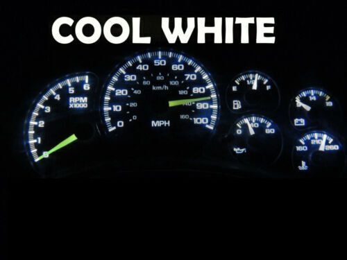 Instrument Cluster LED Bulbs, White, for Chevy for GMC 99-02 Silverado Truck Q