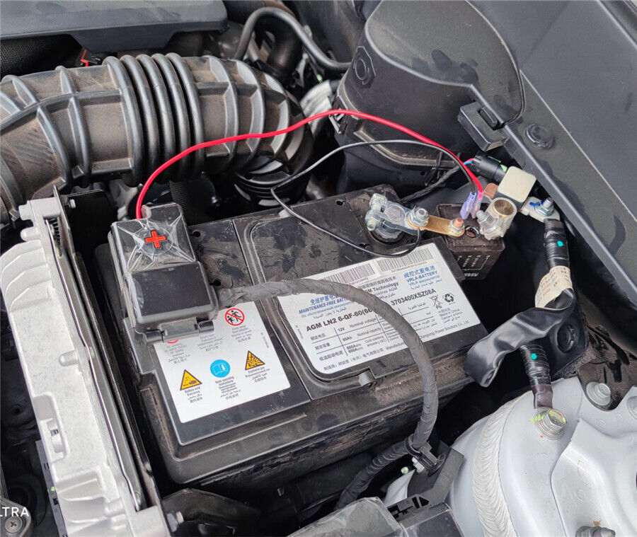 12V Integrated Car Positive Negative Universal Battery Isolator w/ 2 Pcs Remote Q