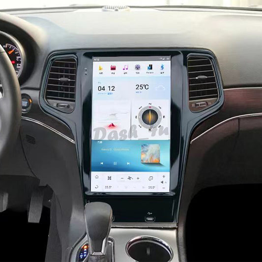 13.6 Android for Tesla Vertical Screen GPS Radio for Jeep Grand Cherokee 2011-2013