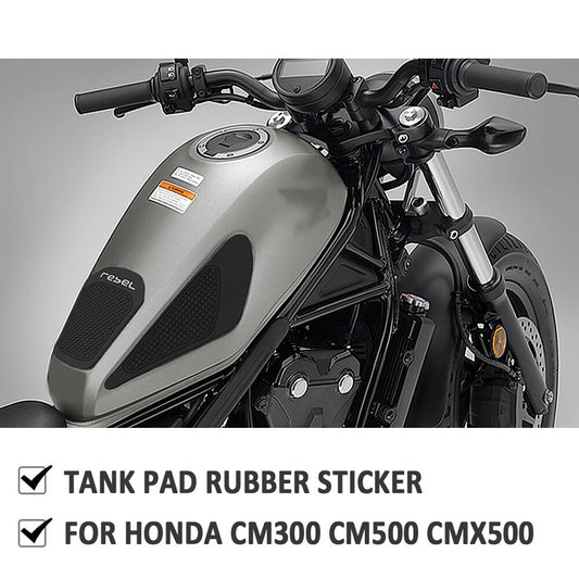 for Honda Rebel 300 Rebel 500 CMX Side Fuel Tank Pad Rubber Sticker Side Pad Kit