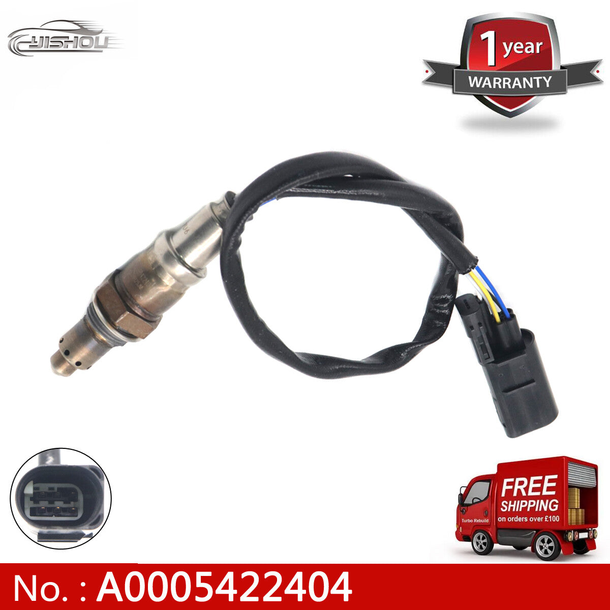 Lambda oxygen sensor A0005422404, front-mounted, suitable for Mercedes-Benz A220, A35, CLA250, CLA35.