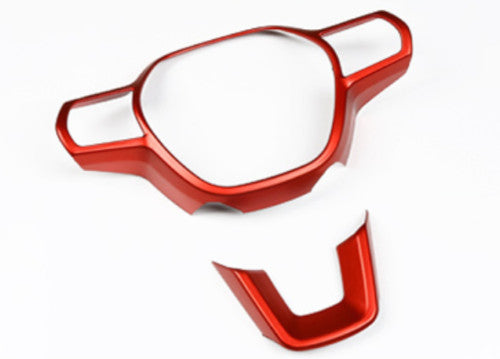 Matte Red Interior Steering Wheel Button Cover Trim for Honda New for Civic 11th2022