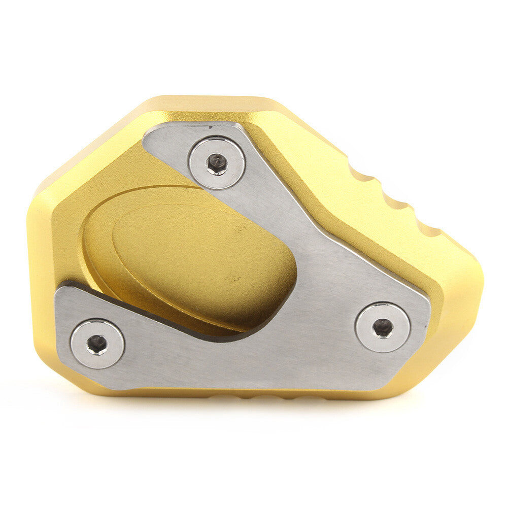 Fit for Kawasaki Z650 2017-2018 Aluminum Side Kick Stand Extension Plate Pad Gold Q