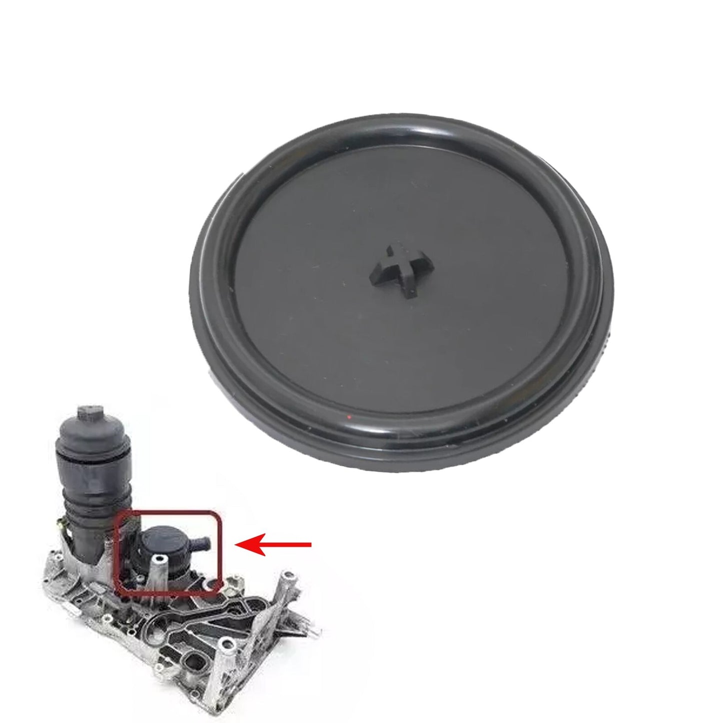PCV Valve Oil Separator Breather Membrane Diaphragm for BenZ OM642 Diesel Engine v