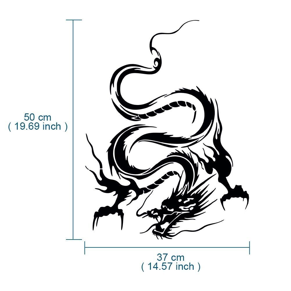 DIY Car Auto SUV Truck Hood Side Body Vinyl Dragon Graphics Decal Emblem Sticker Q
