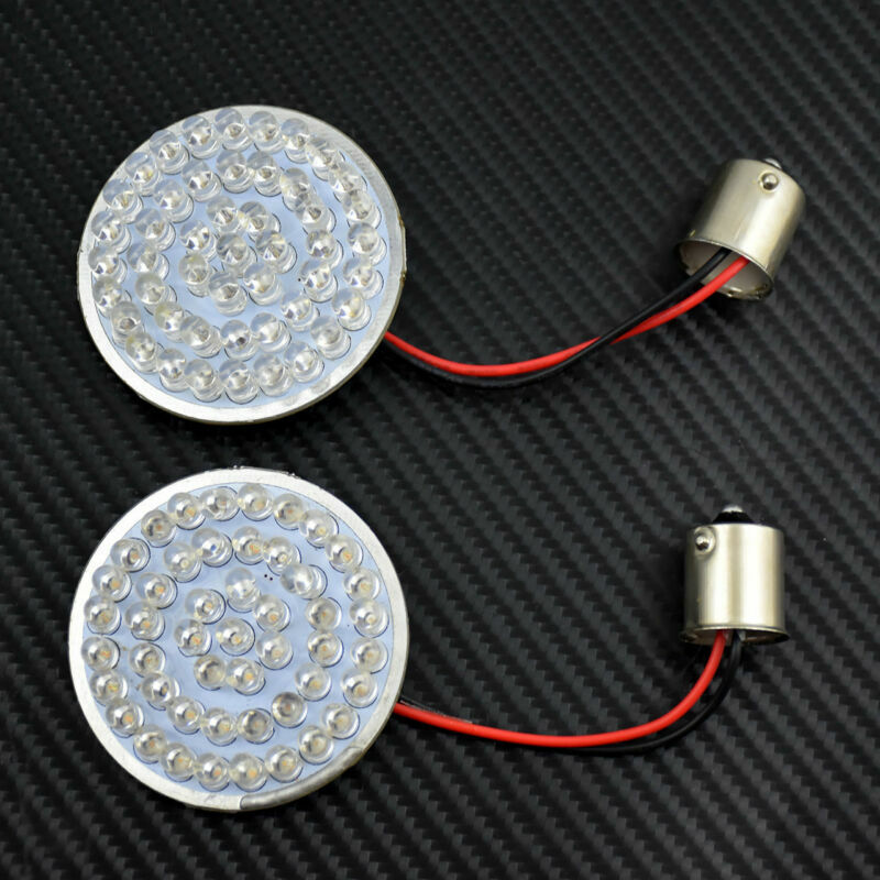2'' 1156 Bullet Turn Signal Red LED Light Fit For Sportster Softail Touring 2014