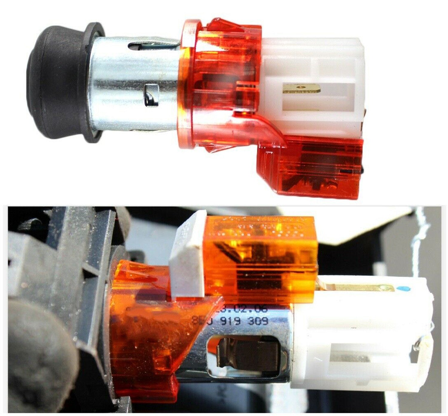 12V Auto Car Cigarette Lighter  Base Assembly 8E0919309 for Audi A4 A5 A6 for A8 Q7