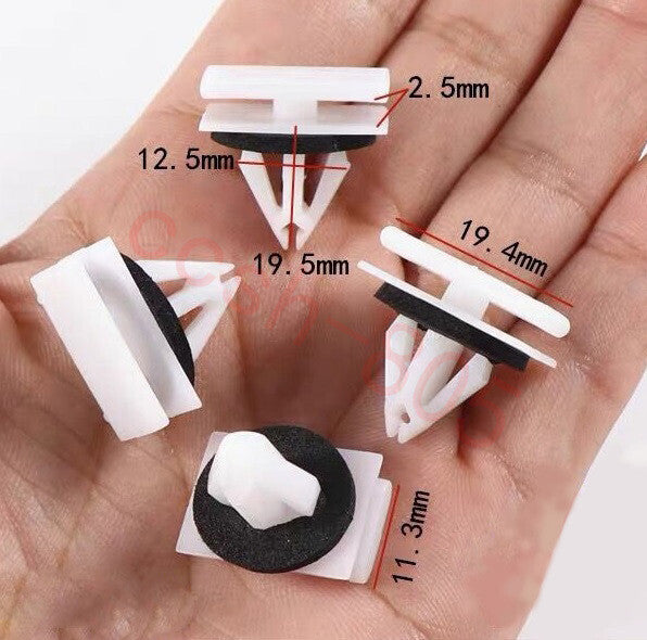 10 Pcs Car Wheel Eyebrow Rocker Panel Trim Retainer Clips Universal