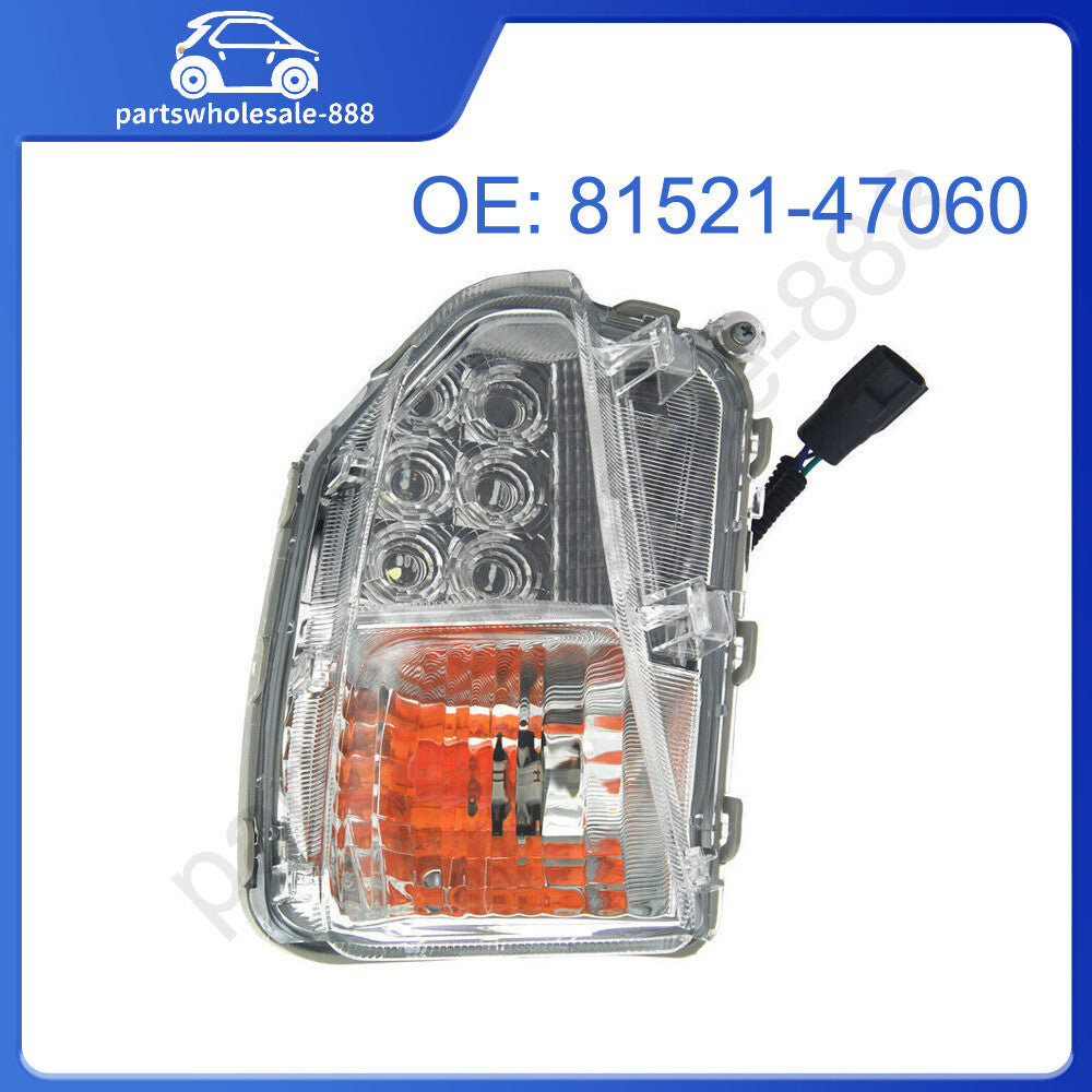 Fog light indicator light with cool white light suitable for 12-15 for Toyota Prius insert mount LH front