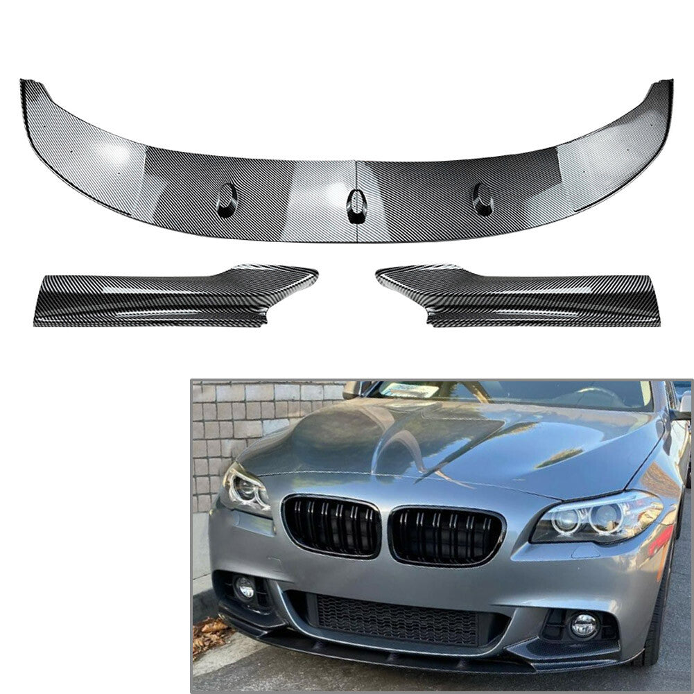 Fit for BMW 5 Series F10 F11 M Sport 2011-2017 Front Bumper Lip Spoiler Splitter