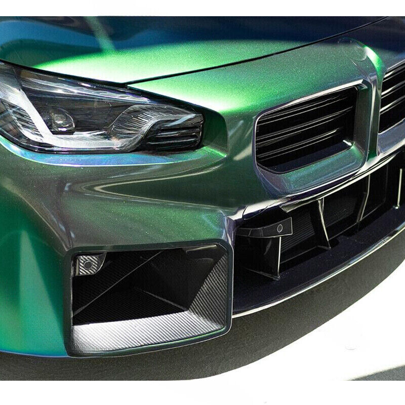 Front bumper ventilator trim replacement for BMW M2 G87 2022 - 24 carbon fiber Q
