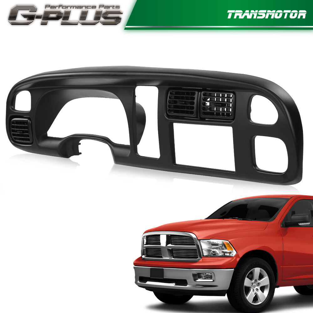 Fits for Dodge for Ram 1500 2500 98-02 Double Din 2-DIN Complete Dash Kit with Air Vents - v