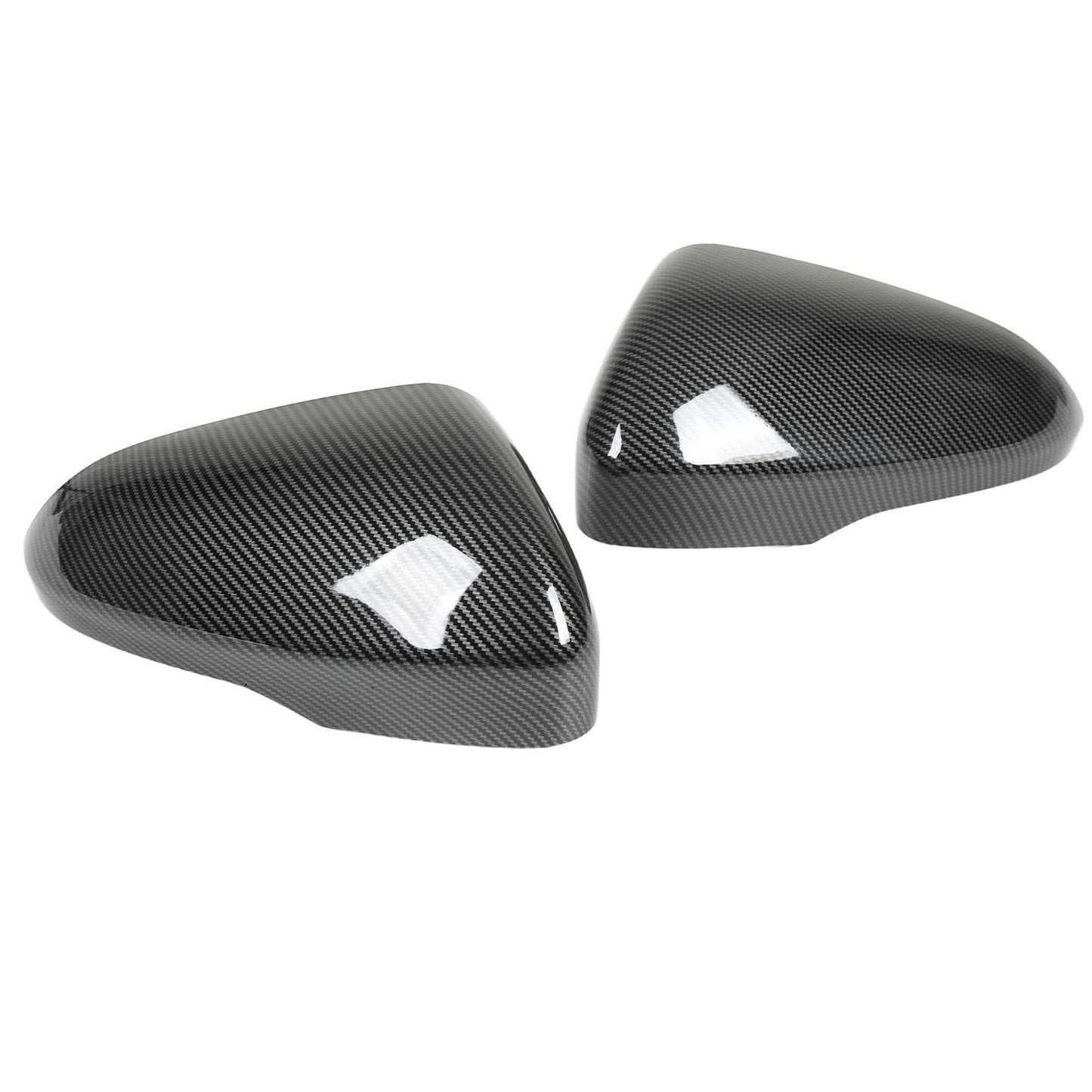 Rearview Mirror Cover 2pcs Door Mirror Left Right Carbon Fiber