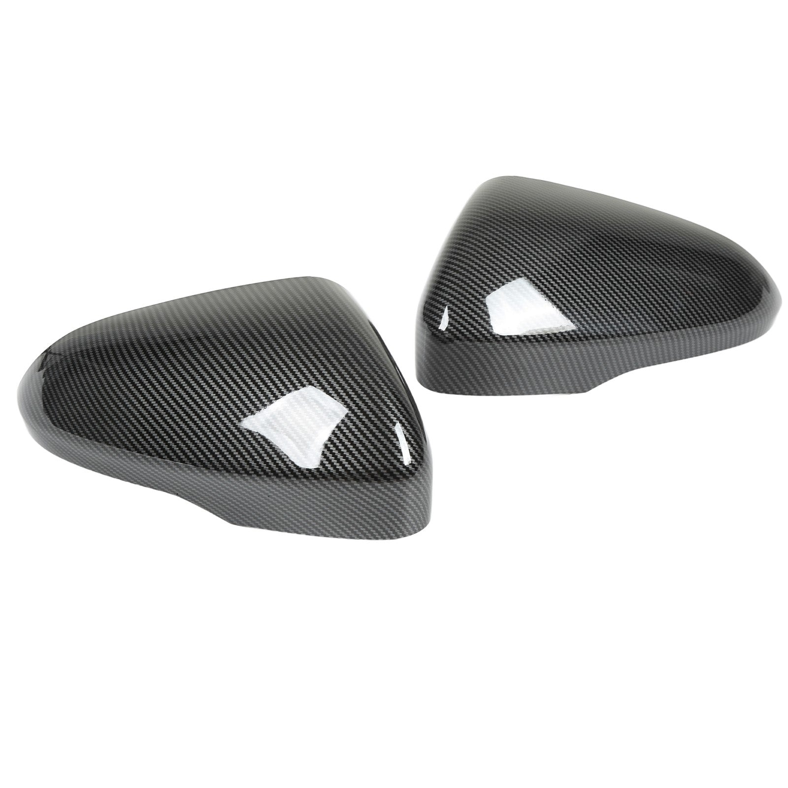 Rearview Mirror Cover 2pcs Door Mirror Left Right Carbon Fiber