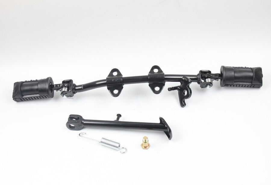 Footpegs Side Kick Stand For 10 for Honda Z50 Z50A Z50J Z50R for Mini Trail Monkey Bike