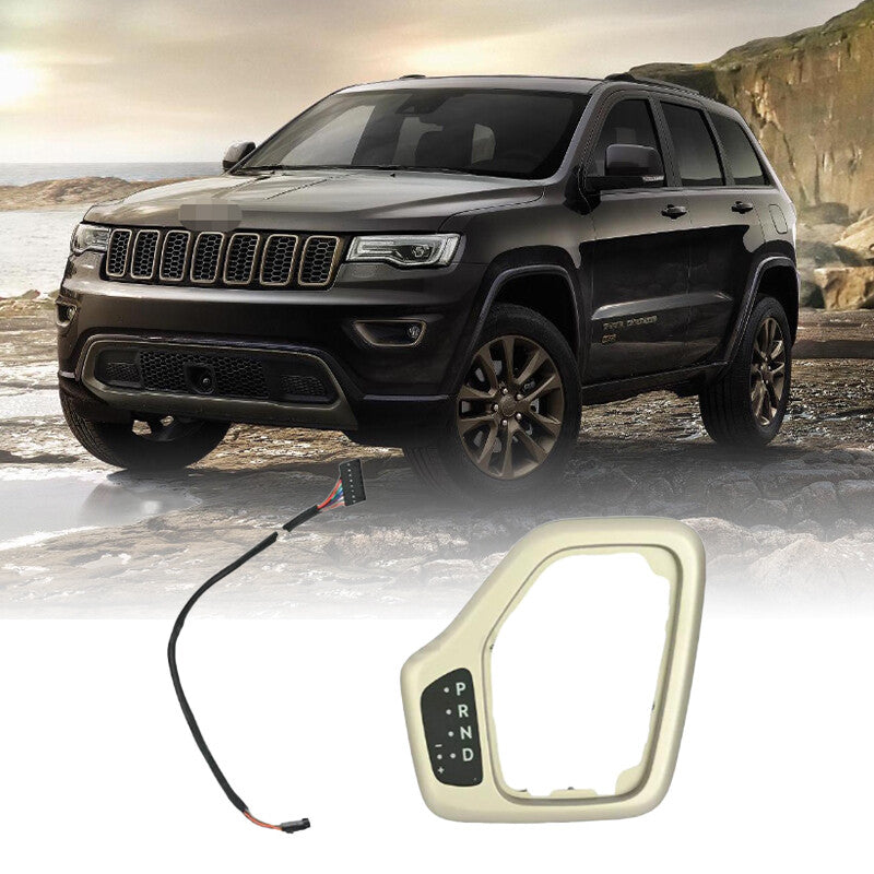 Gold For 2014-2018 for Jeep Cherokee Automatic Transmission Shift Bezel n