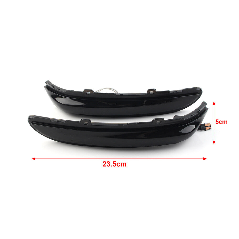 for Peugeot 208 2008 12-21 Dynamic LED Rearview Mirror Flowing Turn Signal Light