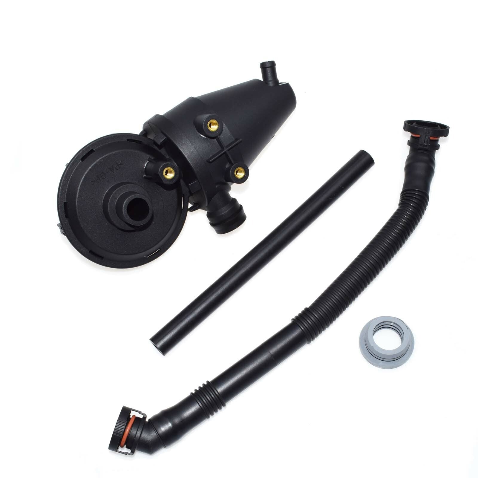 4pcs crankcase oil separator PCV ventilation valve kit breathing hose for E36 E39- v