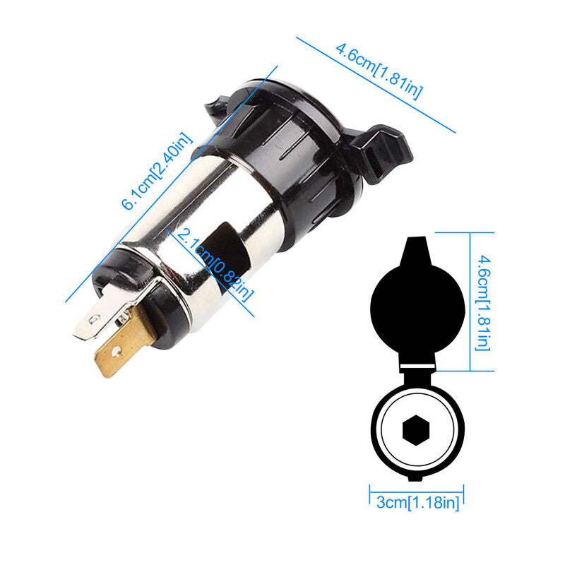 12V 120W Car Cigarette Socket, Lighter Power Socket, Plug, and Mobile Phone Charger - n