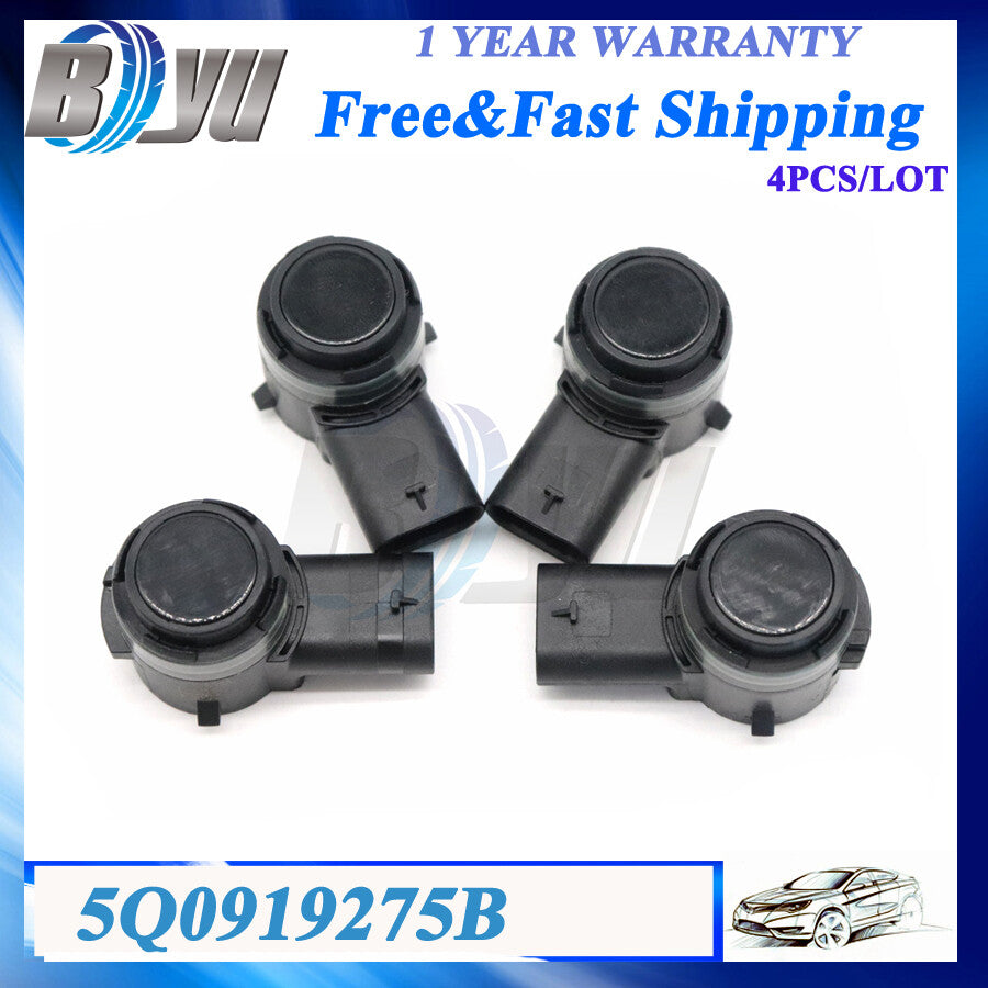 4X Parking Sensor 5Q0919275B Fit for VW for Audi for Porsche 5Q0-919-275-BGRU