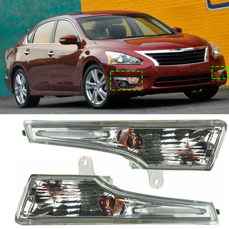 Left Right Plastic Lens Turn Signal Light for Nissan Altima 2013 2014-2016