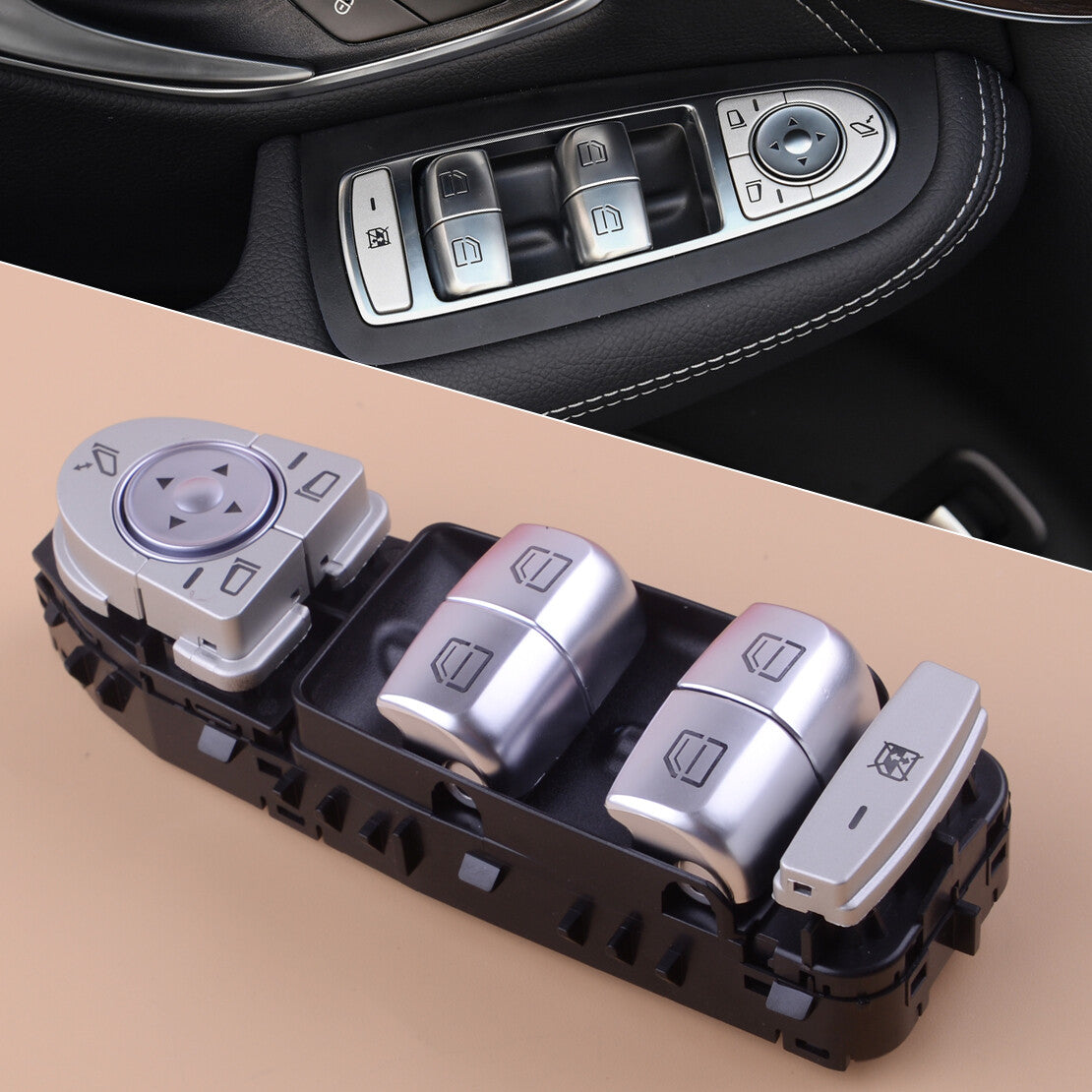 Front Left Power Window Switch Fit for Benz C180 C200 GLC 200 GLC 300 2059056811 v