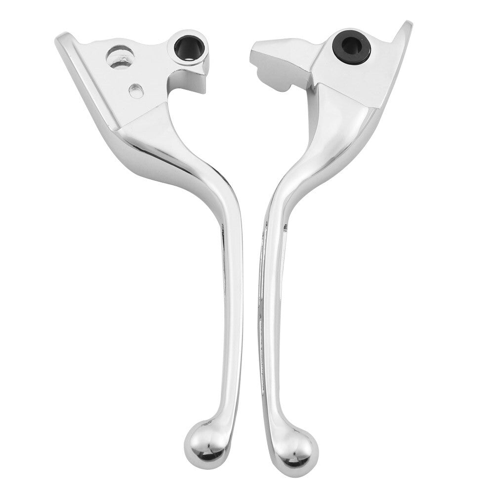 Chrome Brake Clutch Levers Fit for Harley Touring Street Glide Road King 08-2013 Q