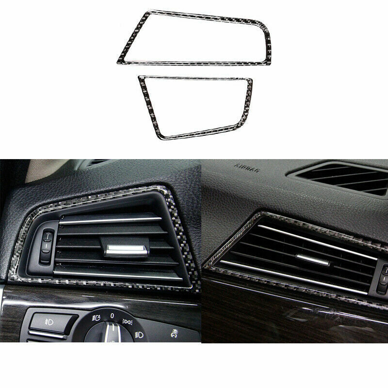 16pcs Carbon Fiber Full Interior Sticker Cover Fit for BMW 5 Series F10 2011-17