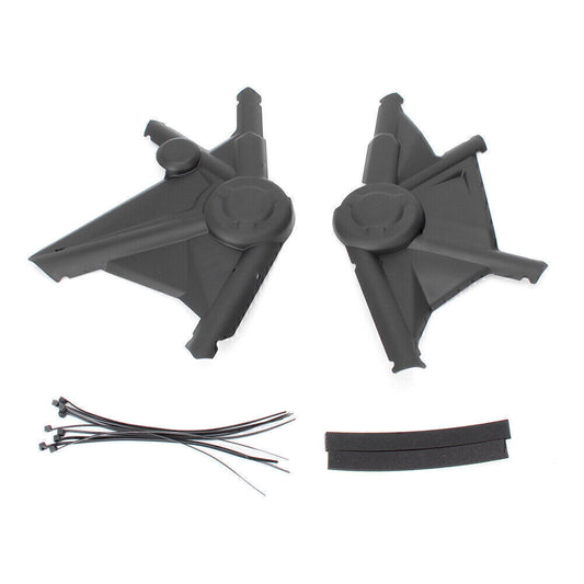 Upper Side Frame Panel Guard Protect Cover Fit for BMW R1200GS/ADV 2013-2017 Black