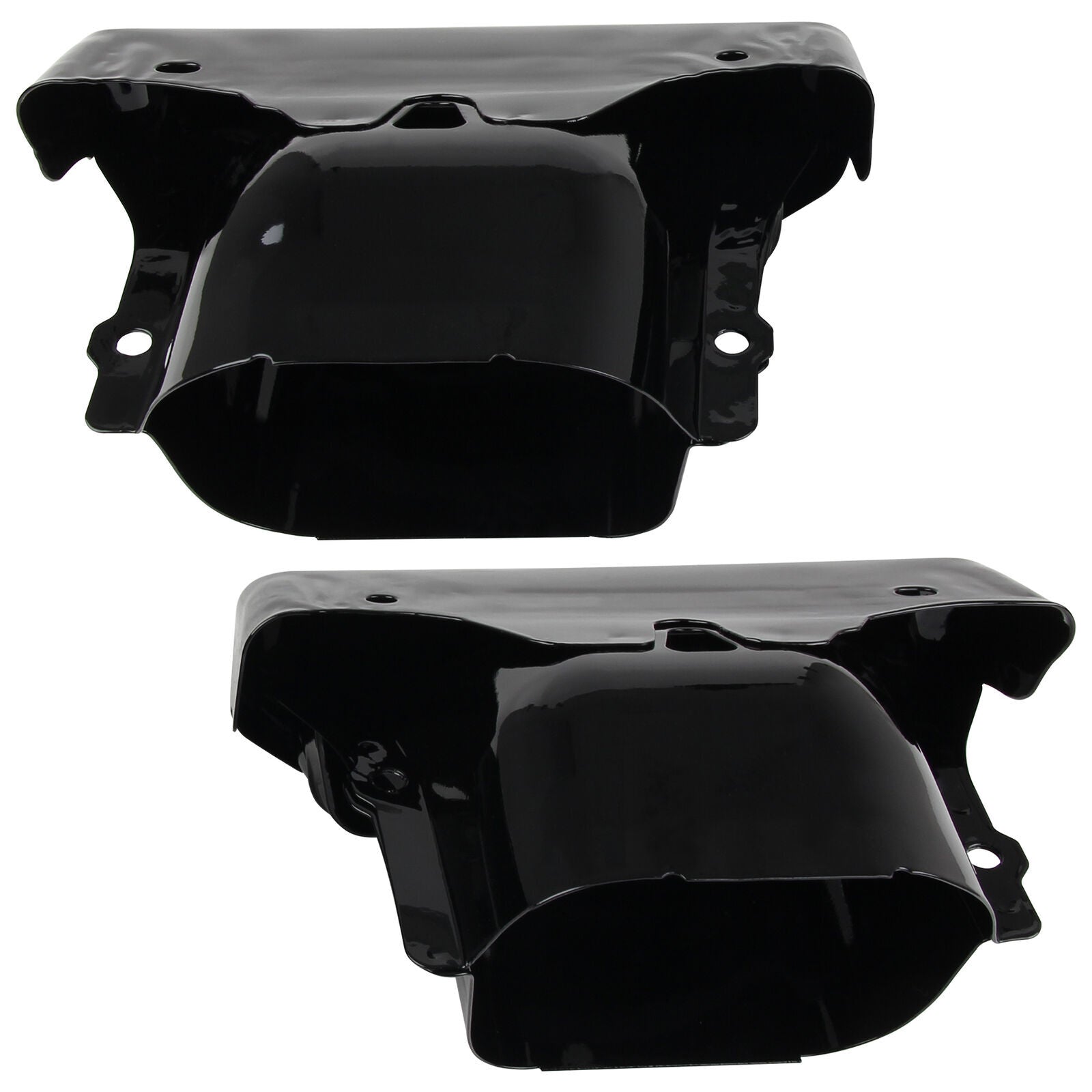 2019-2023 for Chevy Silverado for GMC for Sierra 1500 Exhaust Tips / Bezels Gloss Black Q
